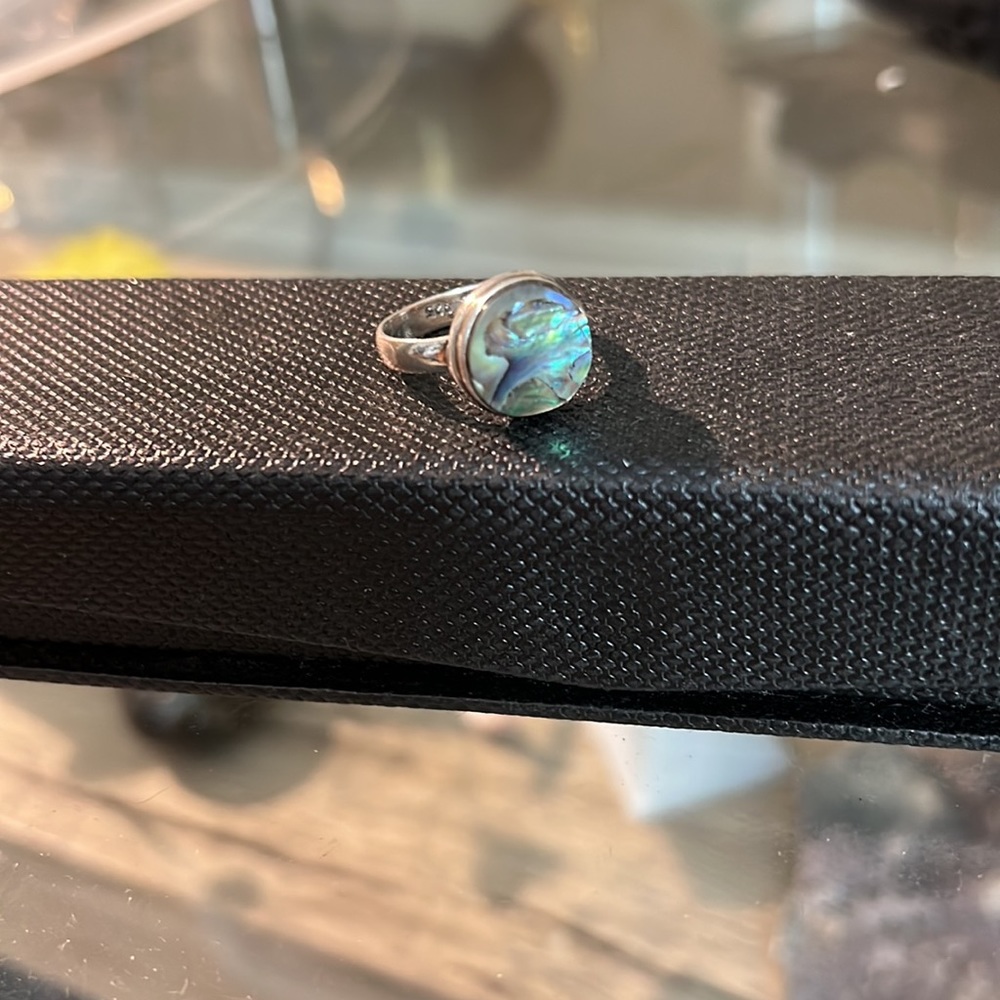 Mother of pearl ring 7